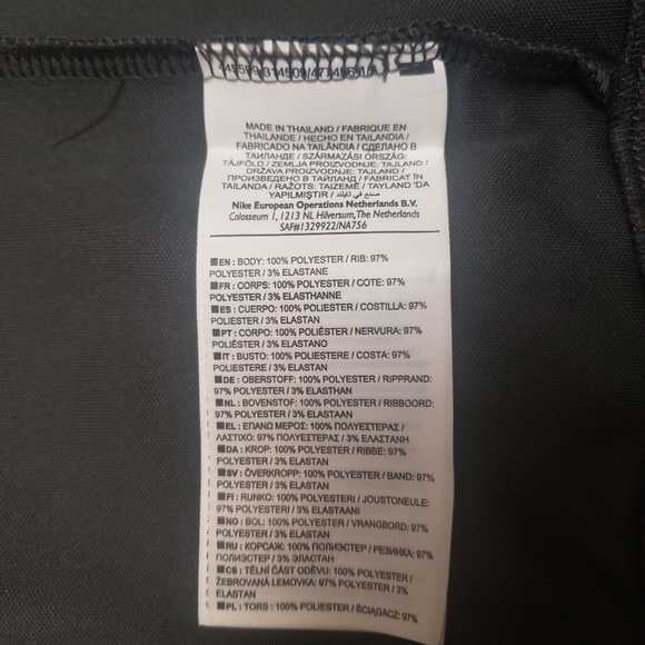 Nike Dri-Fit Zip Up Jacket with Dri fit Football Soccer Large Black Gray - Picture 5 of 9